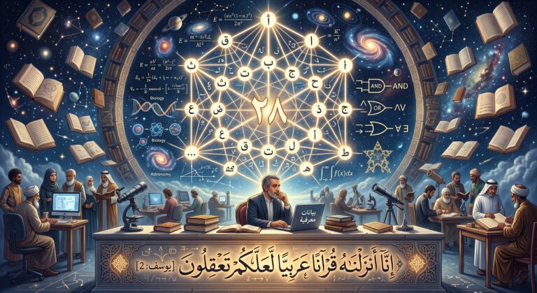 الرقم 28 والحروف العربية في المنطق وفلسفة العلوم
