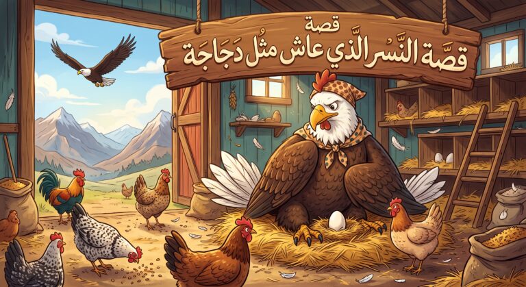قصة النسر الذي عاش مثل دجاجة