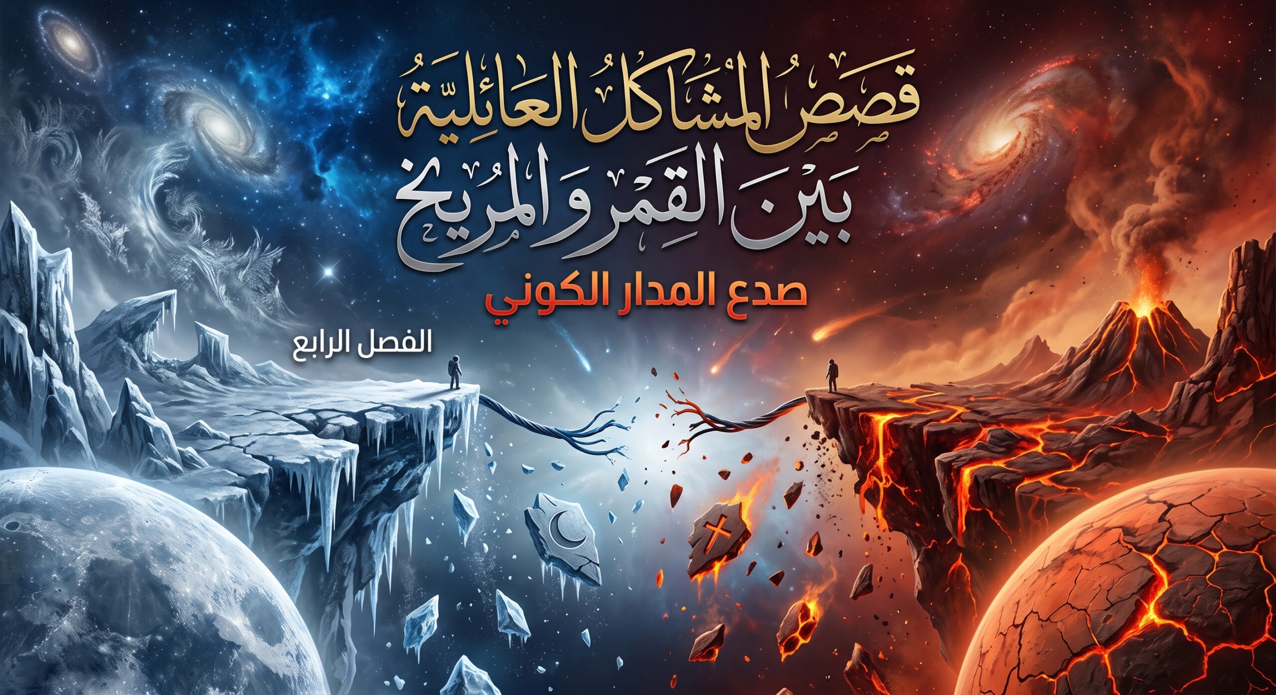 قصص المشاكل العائلية بين القمر و المريخ الفصل الرابع