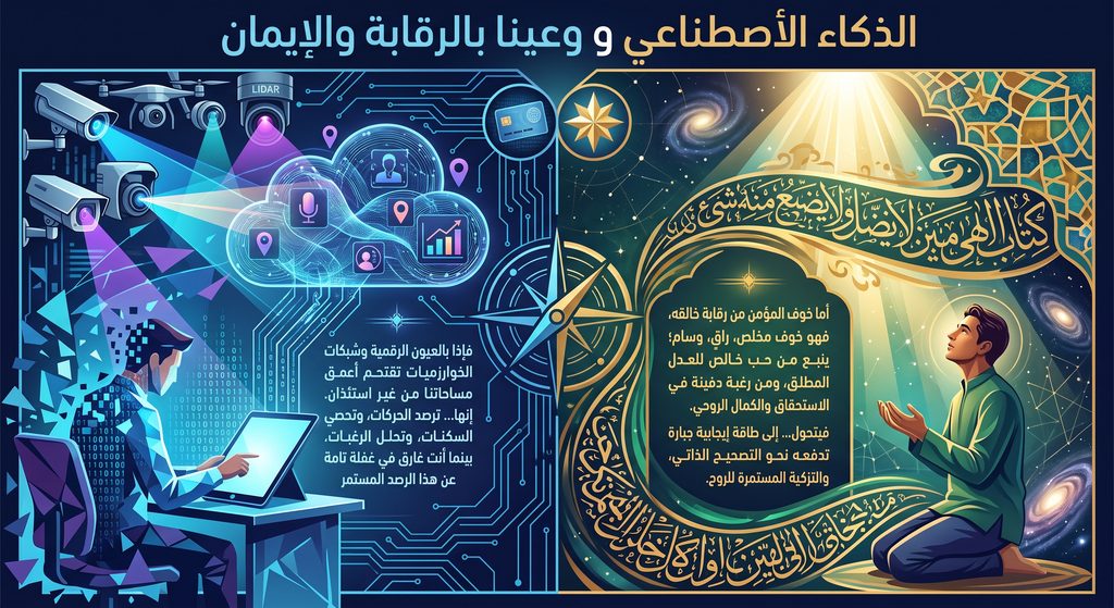 الذكاء الأصطناعي و وعينا بالرقابة والإيمان