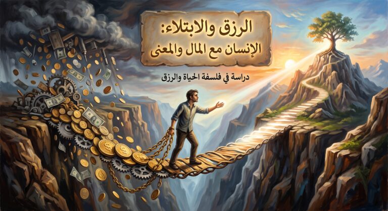 الرزق والابتلاء صراع الإنسان مع المال والمعنى