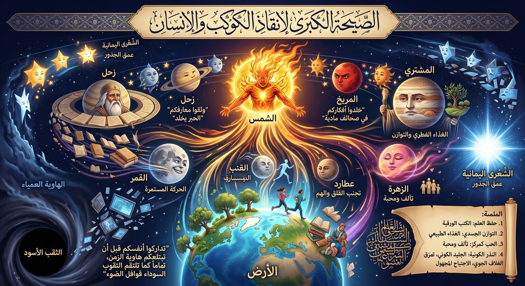الصيحة الكبرى لإنقاذ الكوكب و الانسان