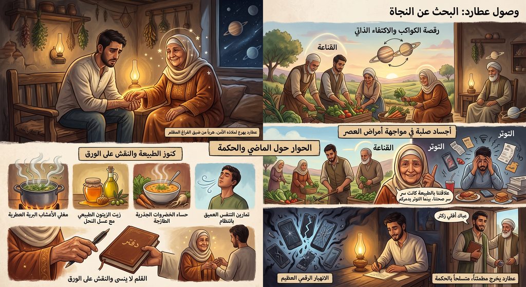 داخل الفضاء المظلم بوصلة النجاة